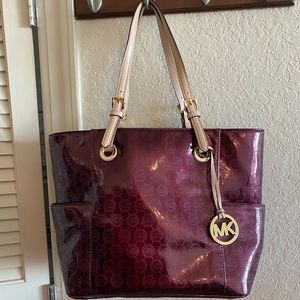 Michael Kors patent leather purse